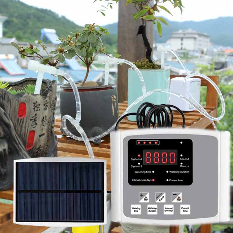 Smart Garden Irrigation System - Automatic Solar Energy Drip Irrigation Device
