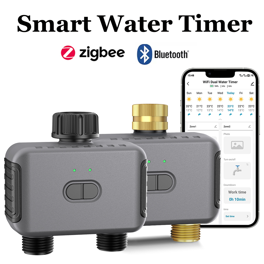 Smart Garden Irrigation System - Tuya Smart Water Timer Zigbee/BT Automatic