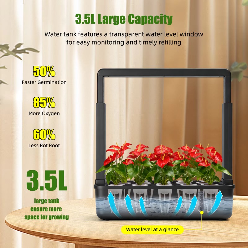 Smart Garden Youtube - Indoor LED 15 Tube Hydroponics Smart
