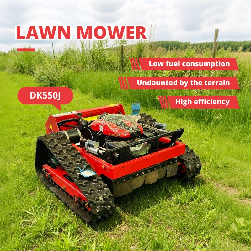 Smart Garden Trimmer - Customized Remote-Controlled Crawler Track Lawn Mower,