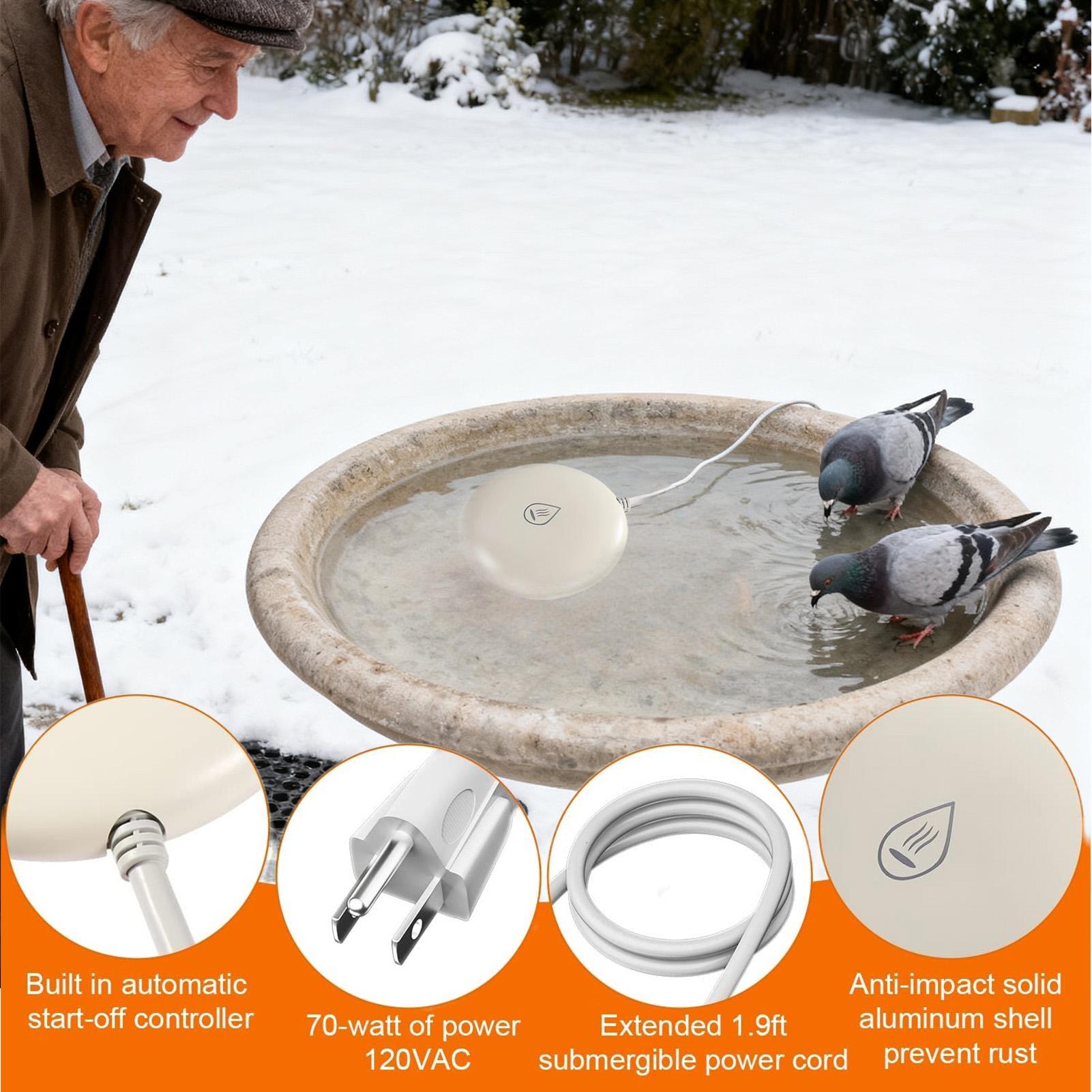 Smart Garden Bird Bath - Bird Bath Heater Bird Waterer Heater