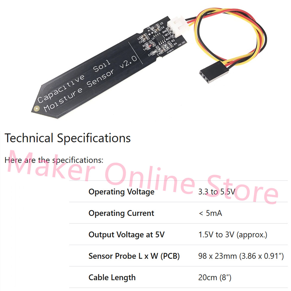 Corrosion Resistant Capacitive - Smart Garden With Arduino 评论和价格