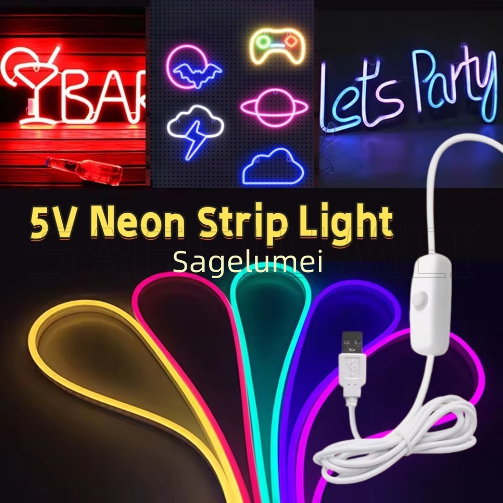 Colorful Neon LED Light Strip  - Smart Garden Youtube 评论和价格