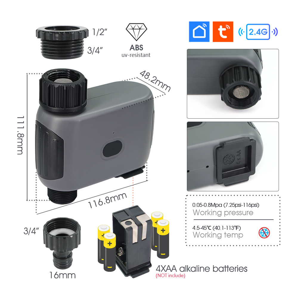 Tuya Smart Wifi Timer Misting  - Smart Garden Irrigation System 评论和价格