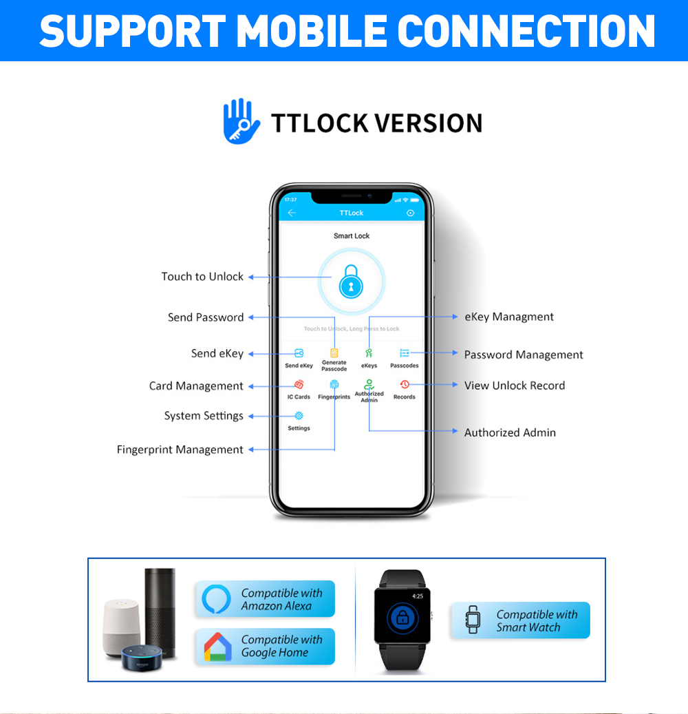 TTLOCK APP Outdoor Smart Lock  - Smart Garden Lock 评论和价格