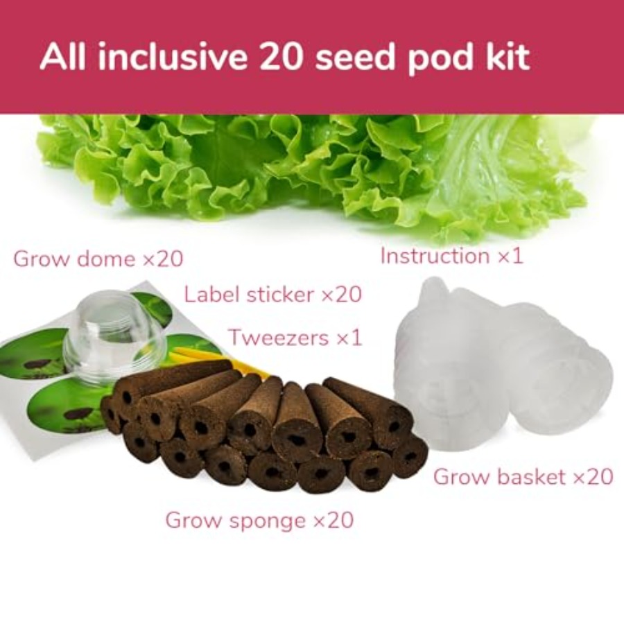 20-pod Seed Kit Lettuce Salad  - Aerogarden Seed Pod 评论和价格