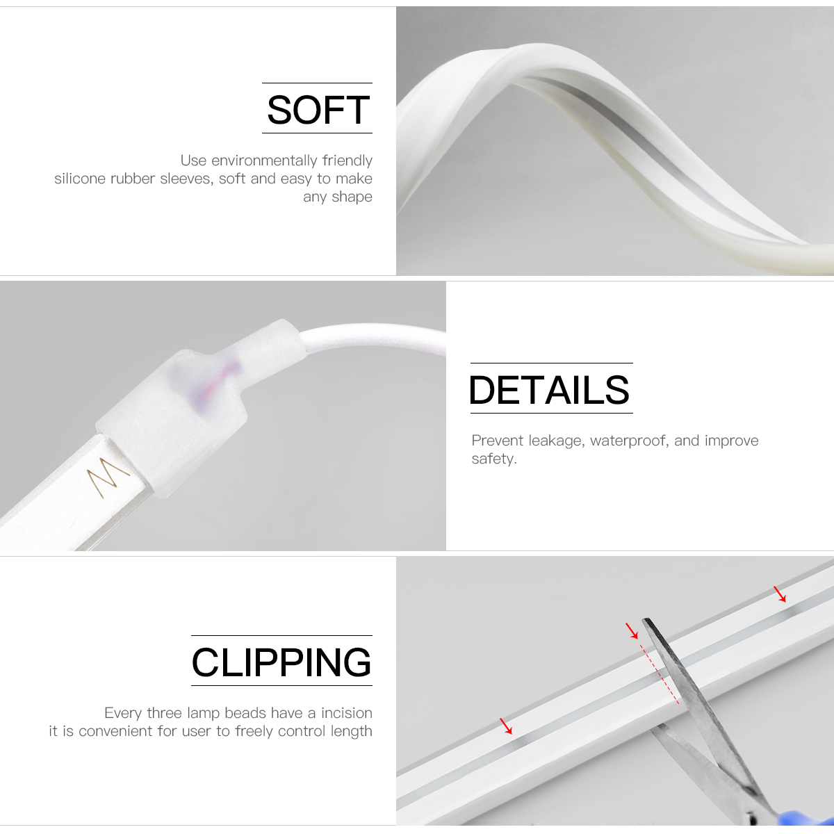 DC 5V USB Neon Light LED Strip - Smart Garden Youtube 评论和价格