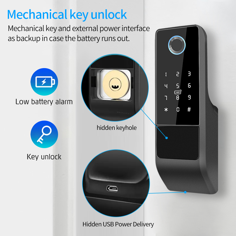 IP65 Waterproof TTLock Fingerp - Smart Garden Lock 评论和价格