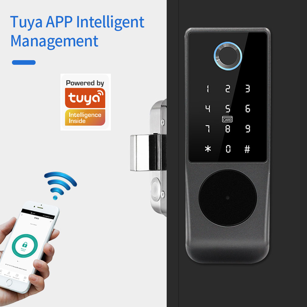 TUYA WIFI Smart Door Lock Fing - Smart Garden Lock 评论和价格