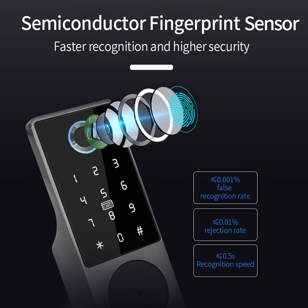 TUYA WIFI Smart Door Lock Fing - Smart Garden Lock 评论和价格