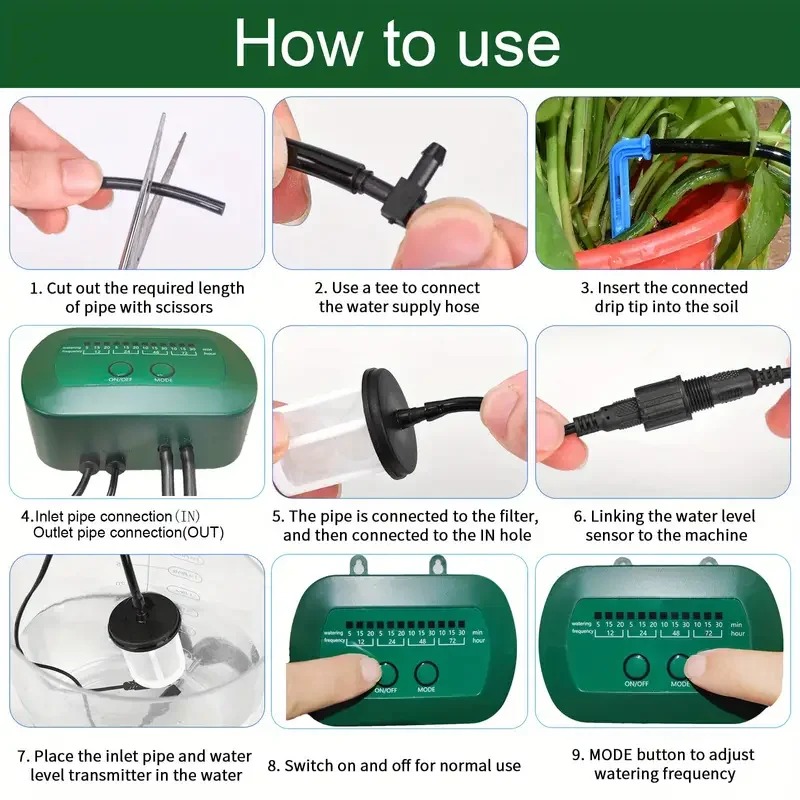 Solar Intelligent Irrigation K - Smart Garden Irrigation System 评论和价格