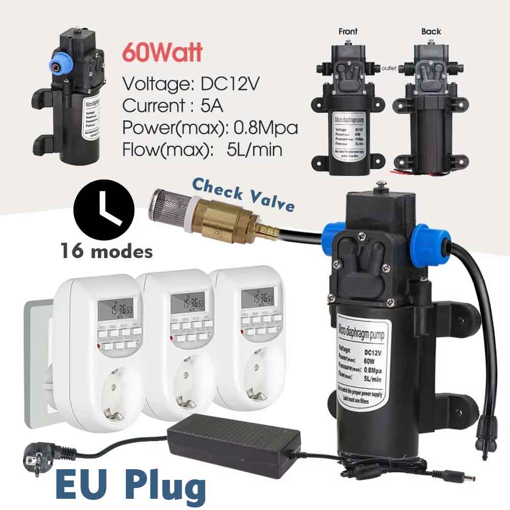 60w Self-priming Pump Misting  - Smart Garden Lock 评论和价格