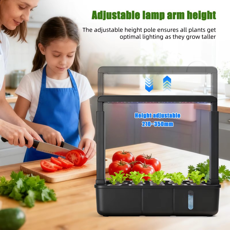 Indoor LED 15 Tube Hydroponics - Smart Garden Youtube 评论和价格