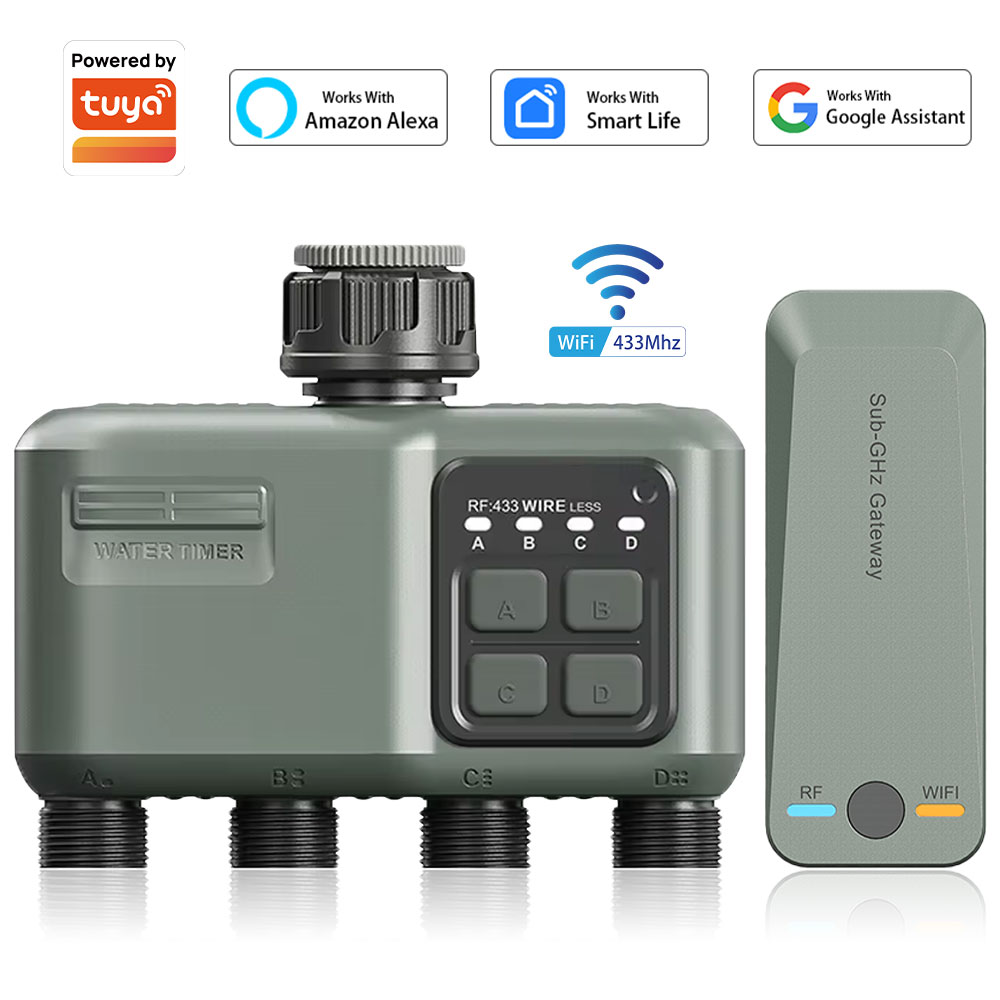 4 Outlet Programmable Water Ti - Smart Garden Irrigation System 评论和价格