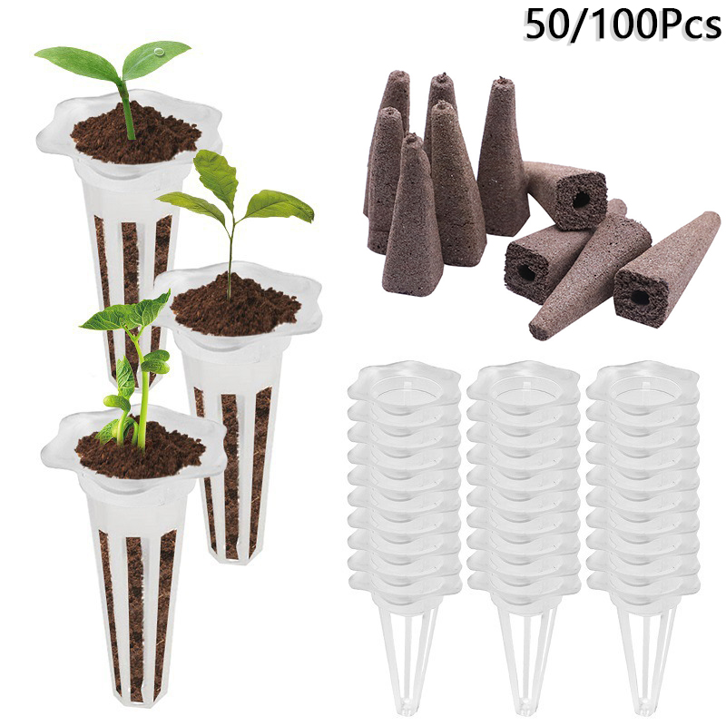 50/100pcs Plant Grow Basket Fo - Aerogarden Seed Pod 评论和价格