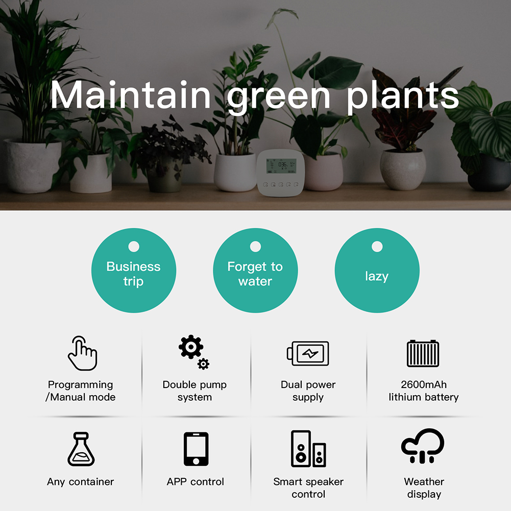 WiFi Tuya Smart Watering Machi - Smart Garden Irrigation System 评论和价格