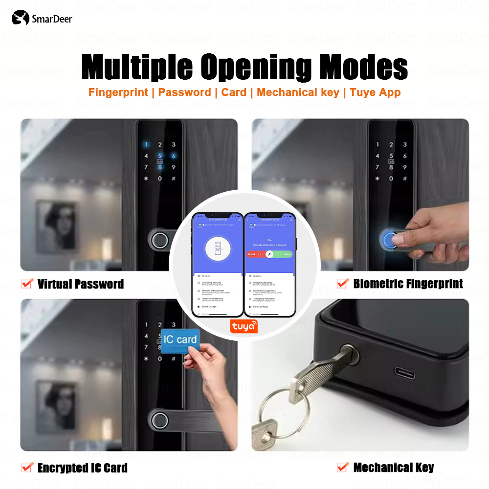 SmarDeer Electronic Door Lock  - Smart Garden Lock 评论和价格