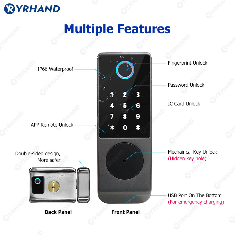 Tuya Smart lock Waterproof Wif - Smart Garden Lock 评论和价格